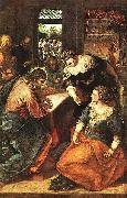 TINTORETTO, Jacopo Christus bei Maria und Martha Germany oil painting artist
